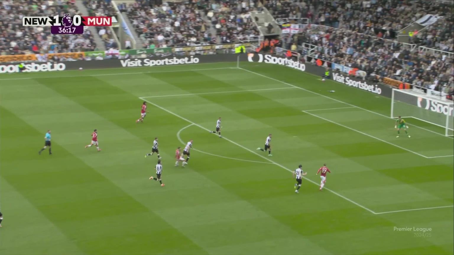 達洛特直塞助攻加納喬推射破門扳平，詹俊：有點羅馬里奧的風味